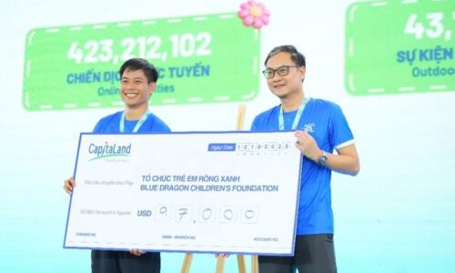 CapitaLand tài trợ hơn 2,5 tỉ đồng trong chiến dịch ‘Bước chân gắn kết yêu thương’ mùa 3