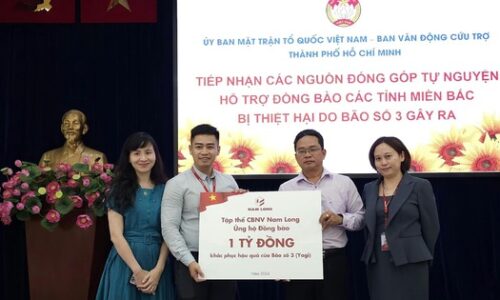 Nam Long quyên góp 1 tỉ đồng ủng hộ đồng bào khắc phục hậu quả bão số 3 | Doanh nhân | Tài Chính