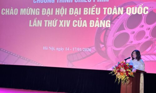 Khai mạc chương trình chiếu phim chào mừng Đại hội Đảng toàn quốc lần XIV