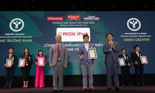 ROX iPark được vinh danh là doanh nghiệp tăng trưởng xanh | Doanh nhân | Tài Chính